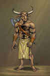 Kaz The Minotaur by Ernst Dabel