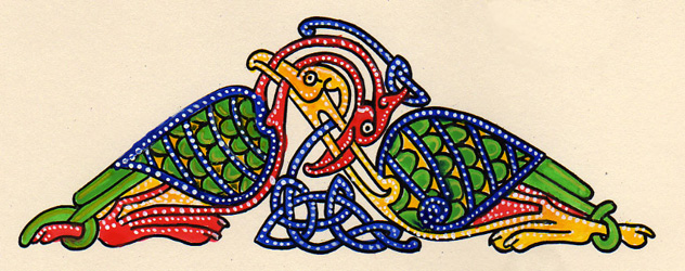 knotwork birds