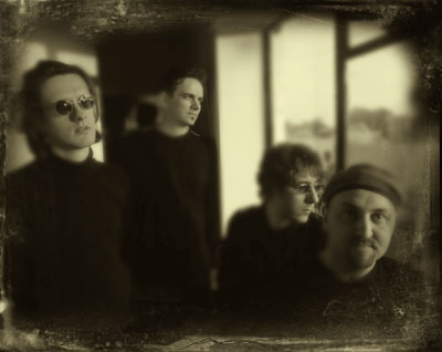 Porcupine Tree (from left to right): Steven Wilson (Guitar, Vocals, Keyboards), Gavin Harrison (Drums), Richard Barbieri (Keyboards), and Colin Edwin (Bass)