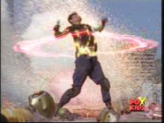 Eric is injured by a blast from a Cyclobot