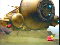 Timeship arrives in the year 2001