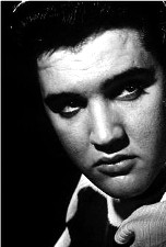 Elvis in a 1950s publicity shot.