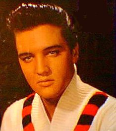 young Elvis in 1957