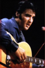 Elvis 1968 playing guitar