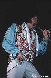 Elvis giving it his all