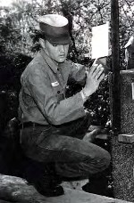 Elvis while in the army.