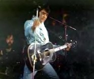 Elvis onstage in 1972.