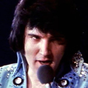 Elvis onstage in the documentary On Tour