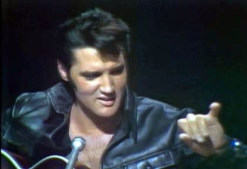 Elvis during the 68 Comeback.