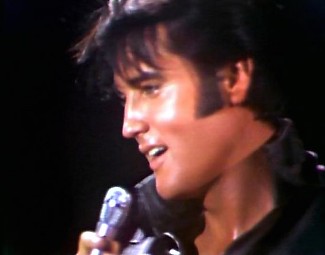 Elvis during a segment of the 68 Comeback