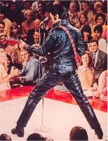 Elvis during the 'pit&' part of the 68 Comeback