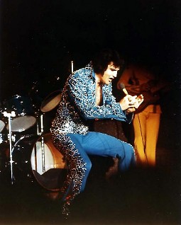 Elvis onstage in 1973