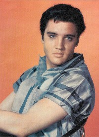 Elvis in a publicity photo for the movie Jailhouse Rock