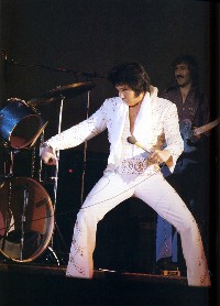 Elvis onstage in 1973