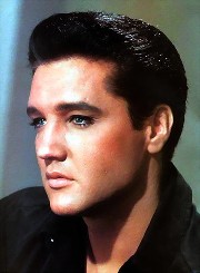 1960's Elvis decked out in black