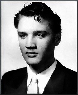Elvis as a teenager