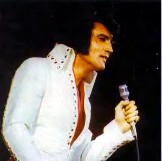 Elvis onstage in 1971.