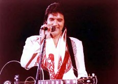 Elvis onstage in Alabama.