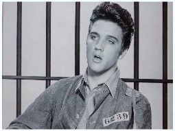 Elvis in Jailhouse Rock.