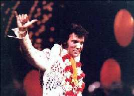 Elvis leaving stage