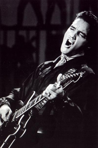 Elvis onstage 1956