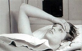 A young Elvis sleeping