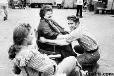 Elvis with Debra Paget and another woman