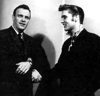 Elvis with Eddy Arnold in 1956.
