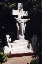 Presley family gravemarker.