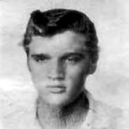 Elvis as a teenager.
