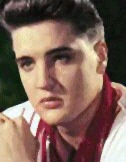 A young Elvis in the mid 1950s