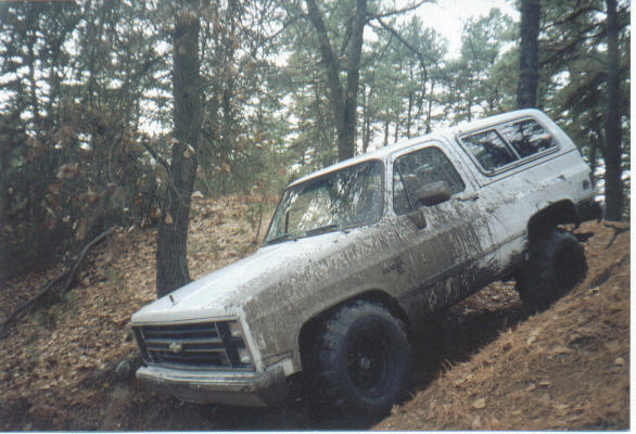 Note the lack of clearance between the 35's and tthe fender.&nbsp; I guess im glad i fit them at all.