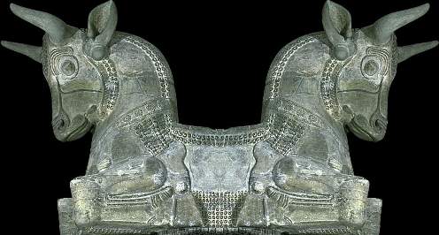 Capital of a column of Persepolis, Iran, c.500 B.C