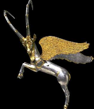 Persian vase handle 600 B.C., Louvre Museum, Paris