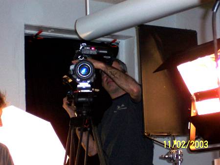 Matthew shoots Peter taking picture of Matthew.