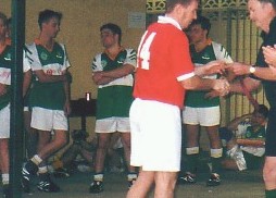 Shamrocks contemplating their loss to John Mitchels in the 2002 Brisbane Shield final - now partially forgotten after the weekend