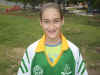 Shamrocks youngest recruit of the sign-on day, Laura Cleave