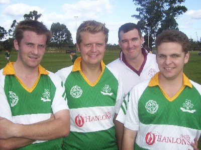 Meath footballers David O�Malley, Martin Henry, Glenn Carpenter, and Billy Rockett, are among the half dozen exports at the Australian club