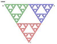 50000 points plotted