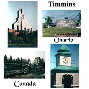 Enter Timmins Ontario Site