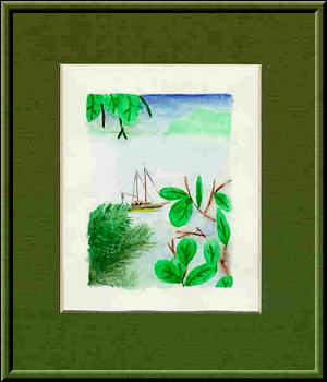 Sailboat Watercolor '96