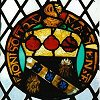 Leaded glasswork in the Bunratty Castle, County Clare
