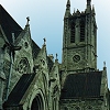The Neo-Gothic church in Kylemore Abbey