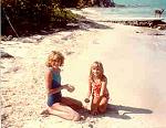 Me and Elly Playing on the Beach