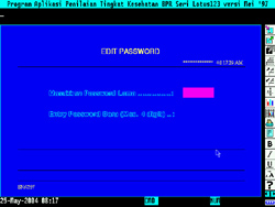 panel penggantian password operator aplikasi