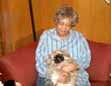My GreatGrandma and my dog Tee-Tee