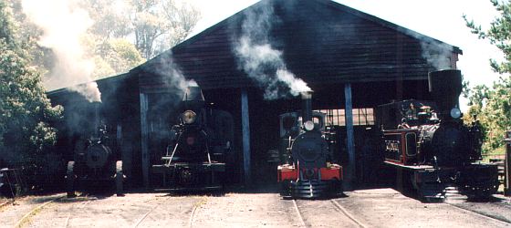 Locomotive Fleet Lin up - December 2004