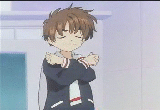 Shaoran-kun doing a pose.