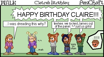 Claire's birthday