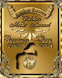 Amber Swann Golden Merit Award